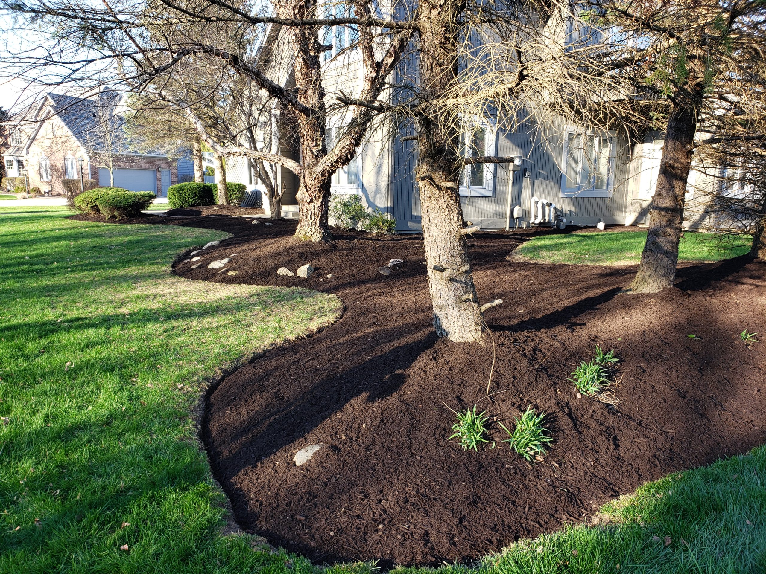 Mulching Services in Carmel, Indiana